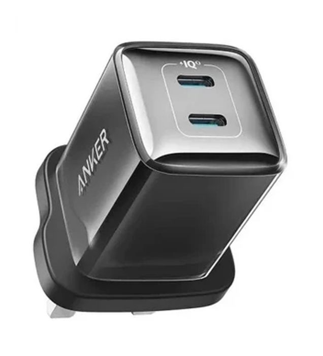 تصویر  شارژر دیواری انکر 40 وات مدل نانو پرو A2038 (دو پورت)