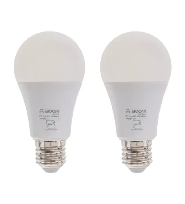 تصویر  لامپ ال ای دی 12 وات بوم لایتینگ مدل حبابی پایه E27
