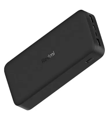 تصویر  پاور بانک شیائومی مدل Redmi به همراه کابل تبدیل microUSB ظرفیت 20000 میلی آمپر ساعت