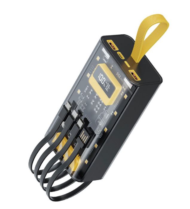 تصویر  پاور بانک 20W گرین لاین مدل GNTRAPB20KBK ظرفیت 20000 میلی آمپر ساعت