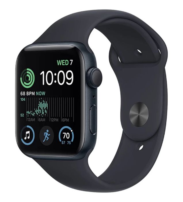 اپل واچ سری SE Gen2 2024 سایز 44 میلی‌متری با بند سیلیکونی