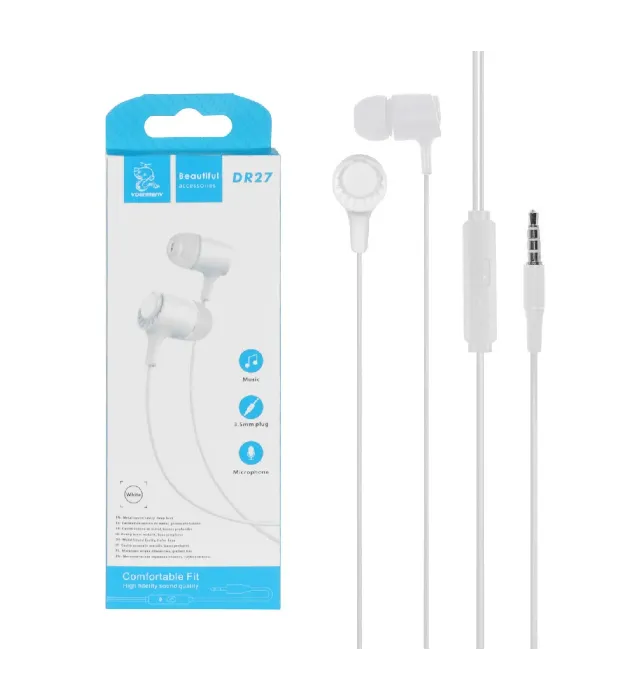 تصویر  هندزفری سیمی دنمن مدل DR27