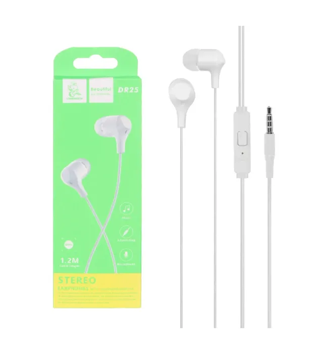 تصویر  هندزفری سیمی دنمن مدل DR25