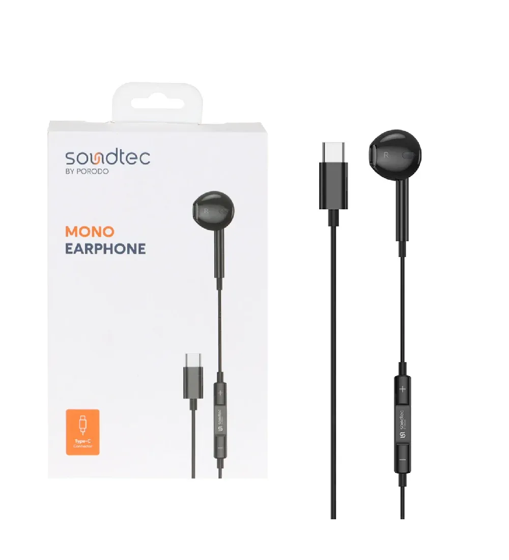 تصویر  هندزفری سیمی با پورت Type-C پرودو مدل Soundtec CMNEP