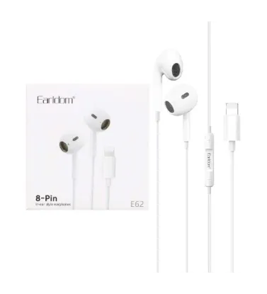 تصویر  هندزفری سیمی با پورت آیفون ارلدام مدل ET-E62