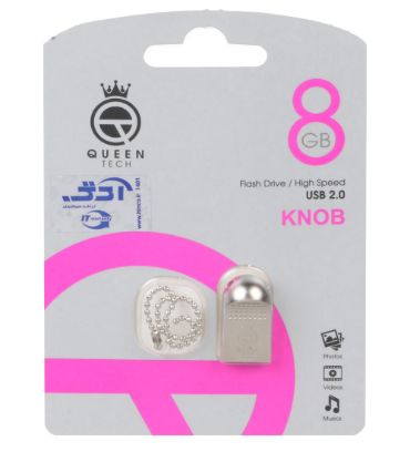 فلش مموری کوئین تک مدل Knob USB 2.0 ظرفیت 8 گیگابایت