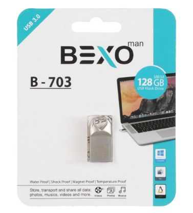 تصویر  فلش مموری بکسو مدل B-703 USB 3.0 ظرفیت 128 گیگابایت
