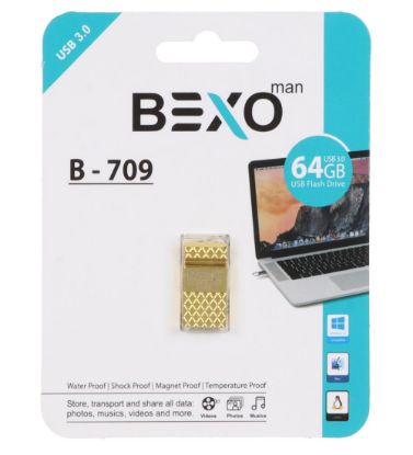 تصویر  فلش مموری بکسو مدل B-709 USB 3.0 ظرفیت 64 گیگابایت