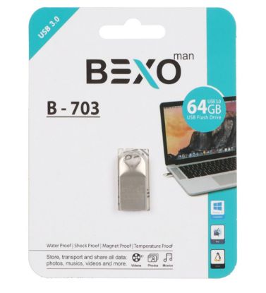 تصویر  فلش مموری بکسو مدل B-703 USB 3.0 ظرفیت 64 گیگابایت