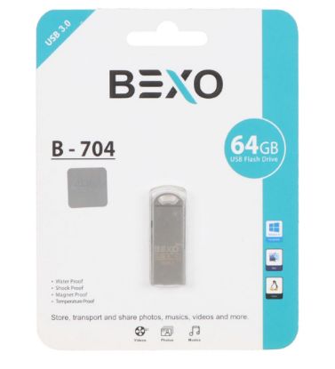 تصویر  فلش مموری بکسو مدل B-704 USB 3.0 ظرفیت 64 گیگابایت