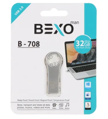 تصویر فلش مموری بکسو مدل B-708 USB 3.0 ظرفیت 32 گیگابایت