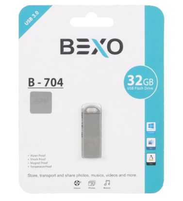 تصویر  فلش مموری بکسو مدل B-704 USB 3.0 ظرفیت 32 گیگابایت