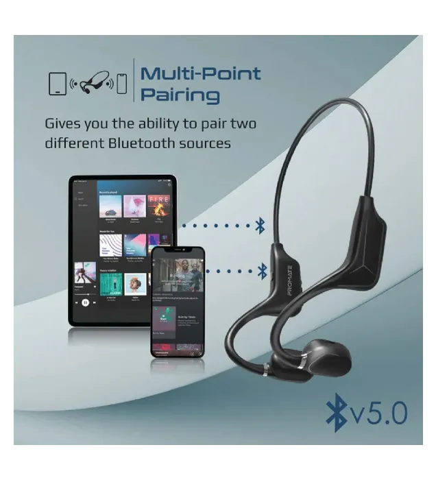 تصویر  هندزفری گردنی بی سیم پرومیت مدل Ripple