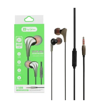 تصویر  هندزفری سیمی آی وی وینز مدل i-108