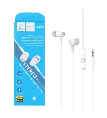 تصویر  هندزفری سیمی دنمن مدل DR22