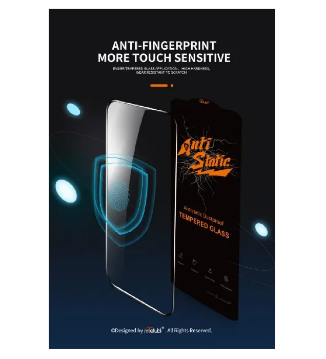 تصویر  محافظ تمام صفحه (گلس) آنتی استاتیک سامسونگ Galaxy A12