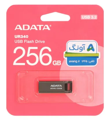 تصویر  فلش مموری ای دیتا مدل UR340 USB 3.2 ظرفیت 256 گیگابایت
