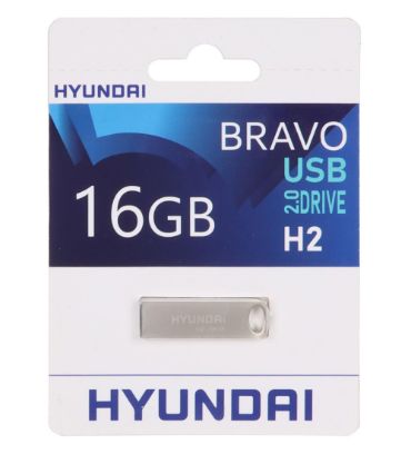 فلش مموری هیوندای مدل Bravo H2 USB 2.0 ظرفیت 16 گیگابایت