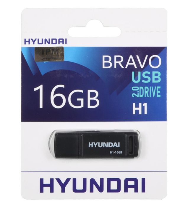 تصویر  فلش مموری هیوندای مدل Bravo H1 USB 2.0 ظرفیت 16 گیگابایت