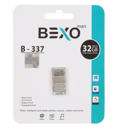 تصویر  فلش مموری بکسو مدل B-337 USB 2.0 ظرفیت 32 گیگابایت