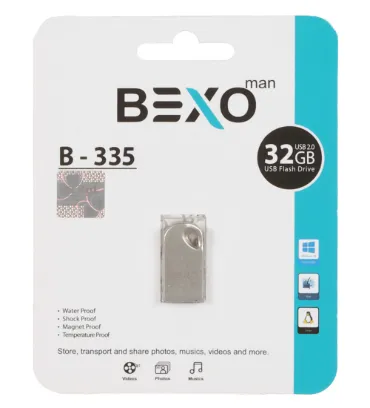 تصویر فلش مموری بکسو مدل B-335 USB 2.0 ظرفیت 32 گیگابایت