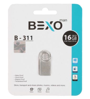 تصویر  فلش مموری بکسو مدل B-311 USB 2.0 ظرفیت 32 گیگابایت