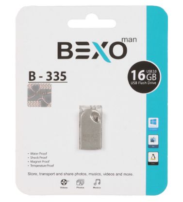 تصویر  فلش مموری بکسو مدل B-335 USB 2.0 ظرفیت 16 گیگابایت