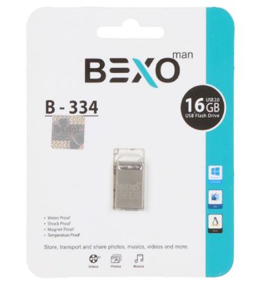 تصویر  فلش مموری بکسو مدل B-334 USB 2.0 ظرفیت 16 گیگابایت