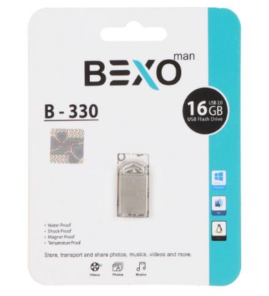 تصویر  فلش مموری بکسو مدل B-330 USB 2.0 ظرفیت 16 گیگابایت