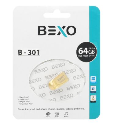 فلش مموری بکسو مدل B-301 USB 2.0 ظرفیت 64 گیگابایت