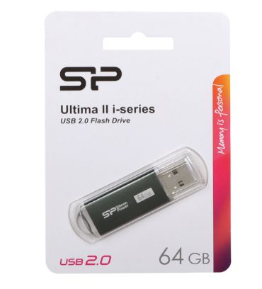 فلش مموری سیلیکون پاور مدل Ultima II i-Series 2.0 ظرفیت 64 گیگابایت