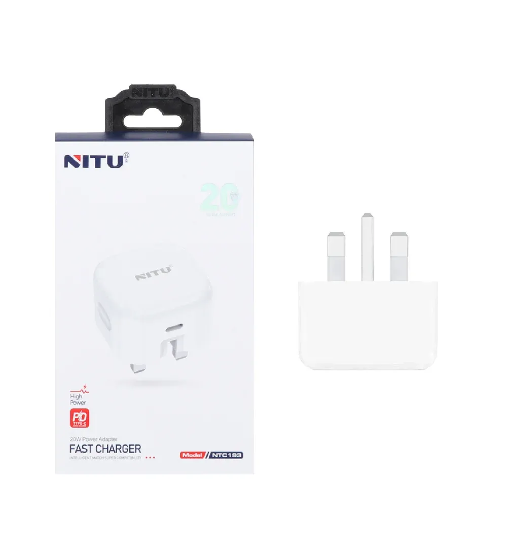 تصویر  شارژر دیواری نیتو 20 وات مدل NTC193