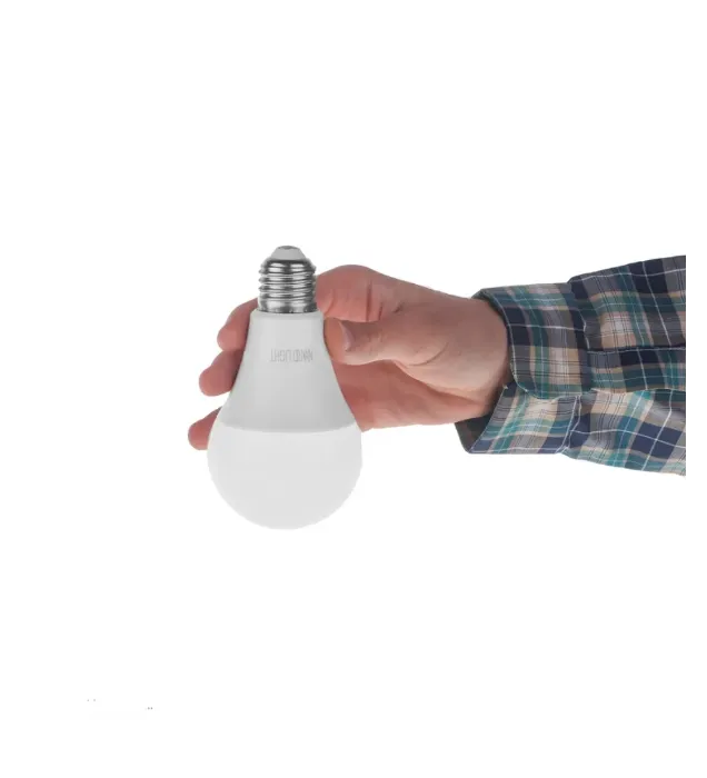 تصویر  لامپ ال ای دی 15 وات نوردلایت مدل حبابی پایه E27 بسته 2 عددی