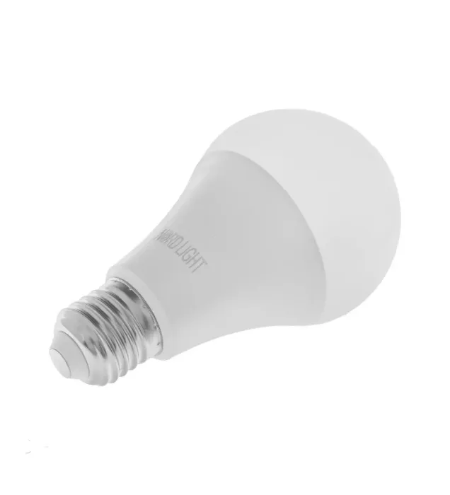 تصویر  لامپ ال ای دی 9 وات نوردلایت مدل حبابی پایه E27 بسته 2 عددی