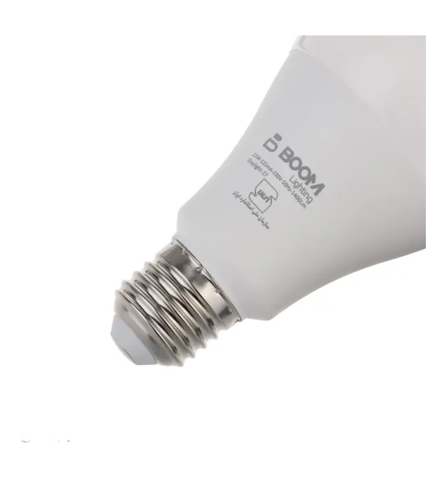 تصویر  لامپ ال ای دی 15 وات بوم لایتینگ مدل حبابی پایه E27 بسته 2 عددی