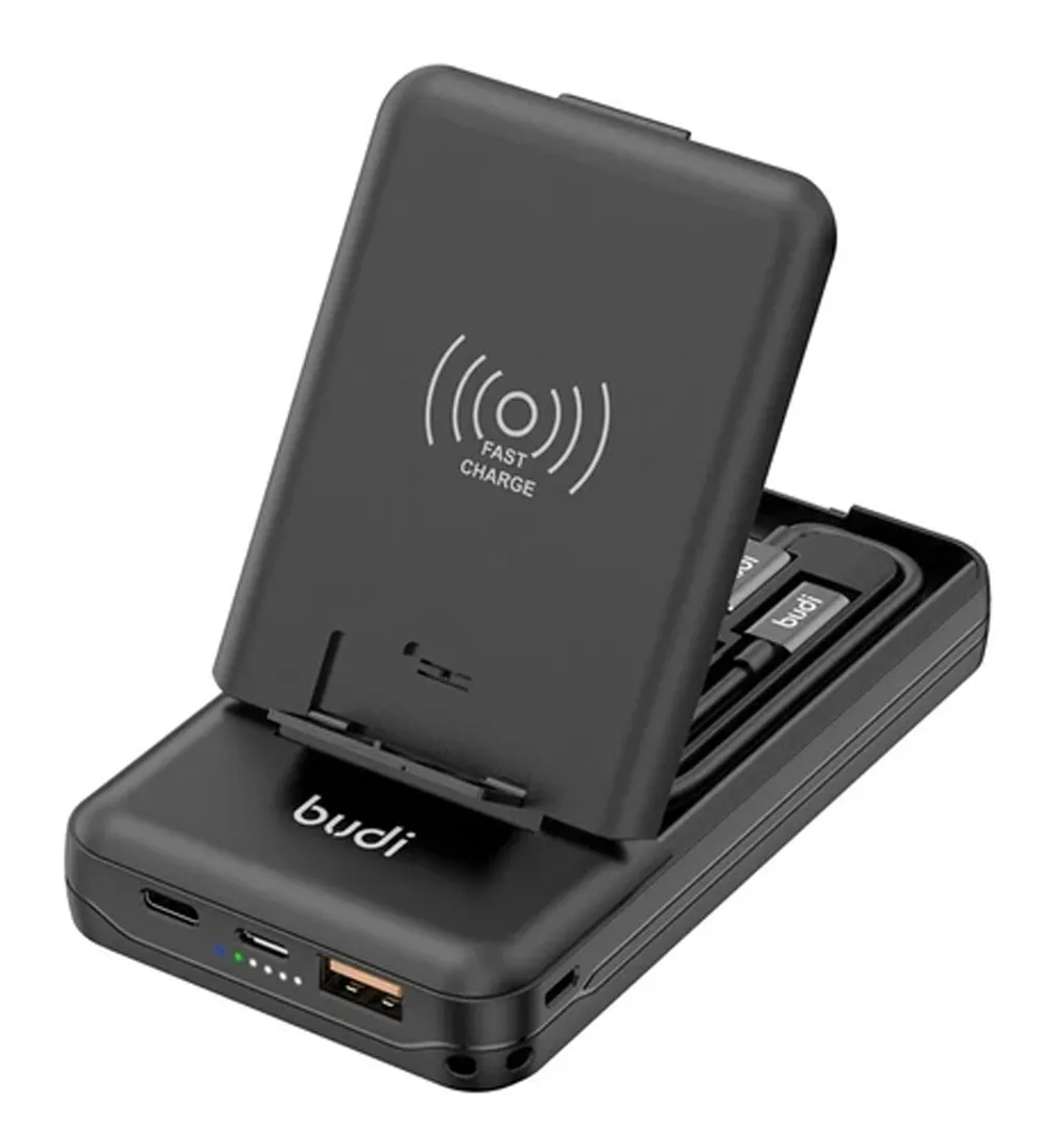 تصویر  پاوربانک 20W بودی مدل PB515QB ظرفیت 10000 میلی آمپر ساعت