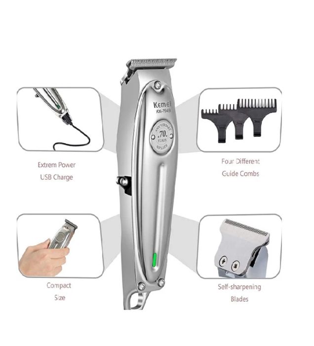 تصویر  ماشین اصلاح سر و صورت کیمی مدل KM-1949