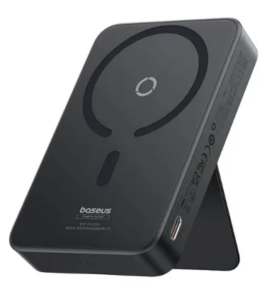 تصویر  پاوربانک 20W باسئوس مدل MagPro Magnetic Bracket Wireless ظرفیت 5000 میلی آمپر ساعت