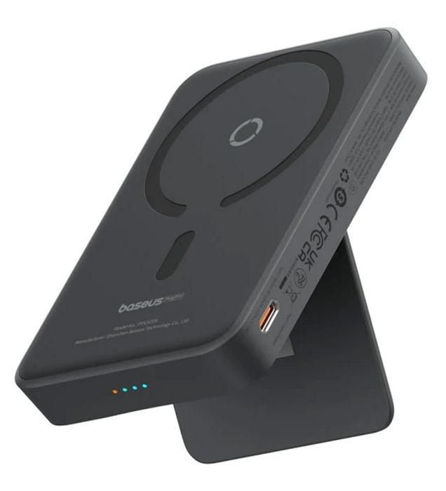 تصویر  پاوربانک 20W باسئوس مدل MagPro Magnetic Bracket Wireless ظرفیت 5000 میلی آمپر ساعت تصویر  پاوربانک 20W باسئوس مدل MagPro Magnetic Bracket Wireless ظرفیت 5000 میلی آمپر ساعت