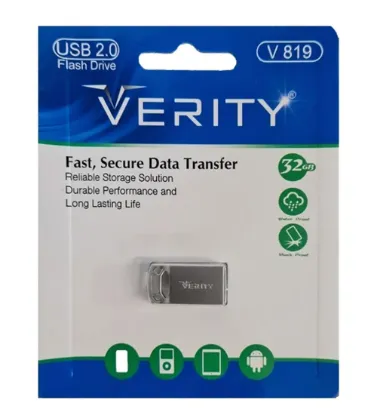 تصویر  فلش مموری وریتی مدل V819 ظرفیت 32 گیگابایت