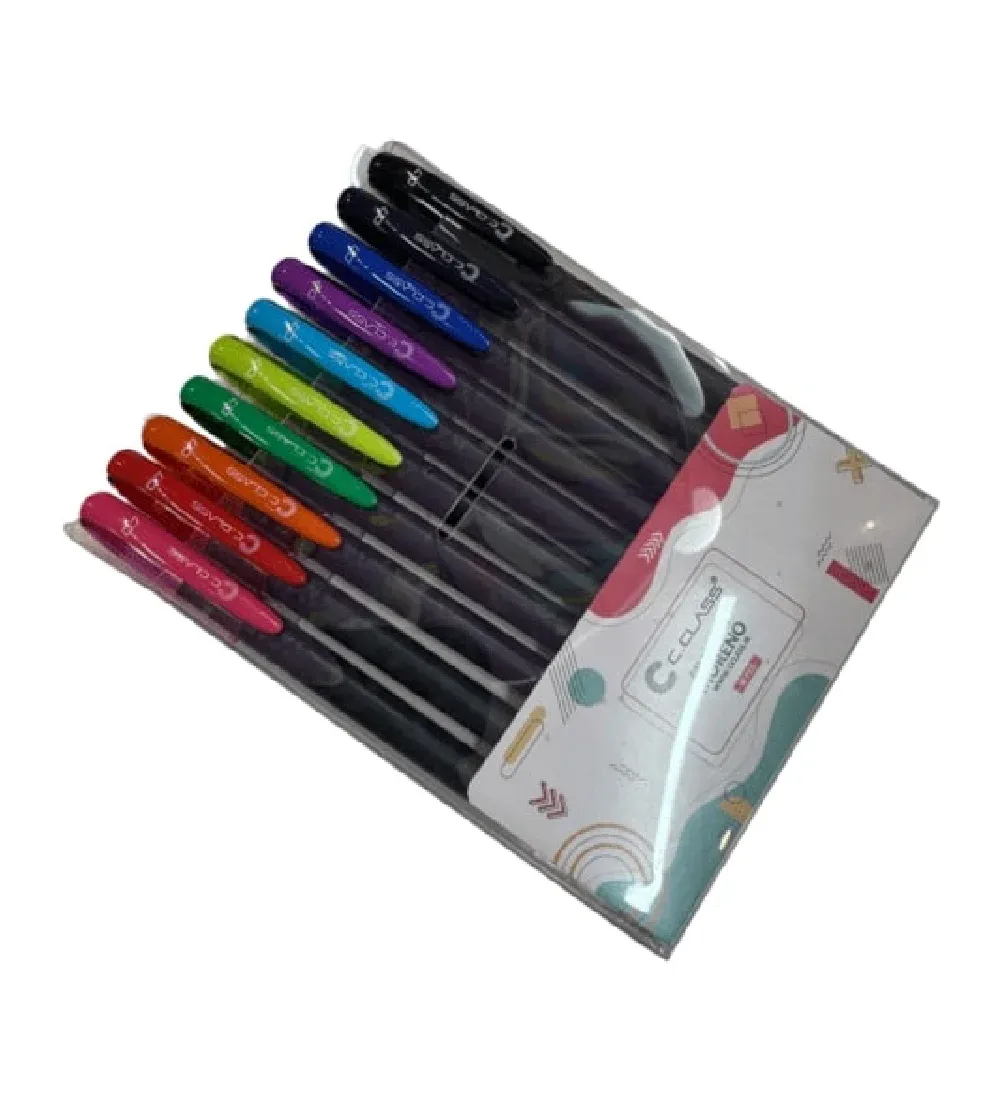 تصویر  خودکار 10 رنگ سی کلاس