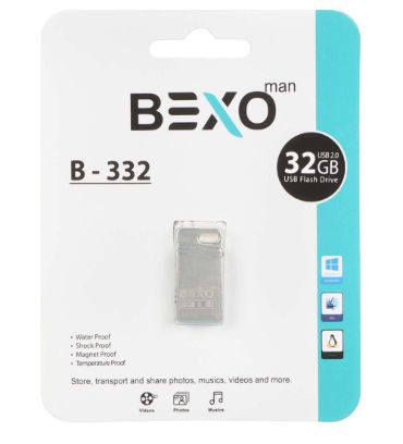فلش مموری بکسو مدل B-332 USB2.0 ظرفیت 32 گیگابایت