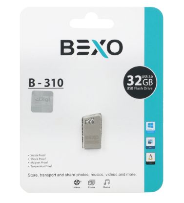 تصویر  فلش مموری بکسو مدل B-310 USB 2.0 ظرفیت 32 گیگابایت