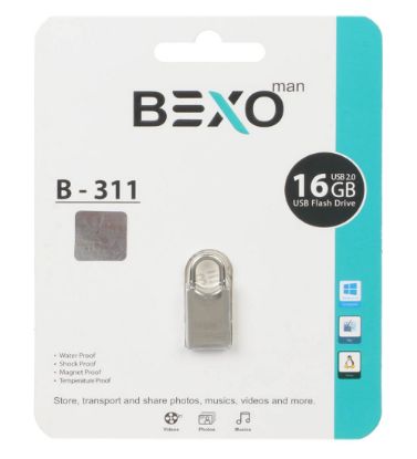 تصویر  فلش مموری بکسو مدل B-311 USB 2.0 ظرفیت 16 گیگابایت