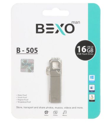 تصویر  فلش مموری بکسو مدل B-505 USB 2.0 ظرفیت 16 گیگابایت