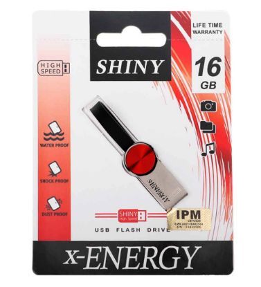 تصویر  فلش مموری ایکس انرژی مدل Shiny USB 2.0 ظرفیت 16 گیگابایت