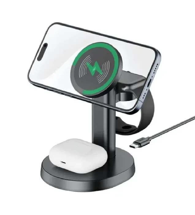 تصویر  شارژر وایرلس سه کاره بودی 20 وات مدل WL4900B