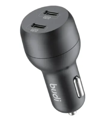 تصویر  شارژر فندکی بودی مدل CC108RB توان 40 وات با خروجی USB-C