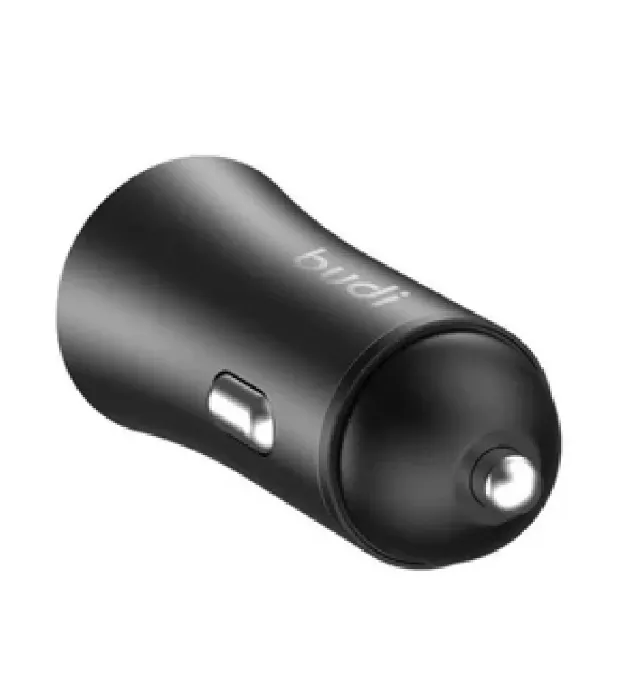 تصویر  شارژر فندکی بودی مدل CC627TB توان 20 وات با خروجی USB و USB-C