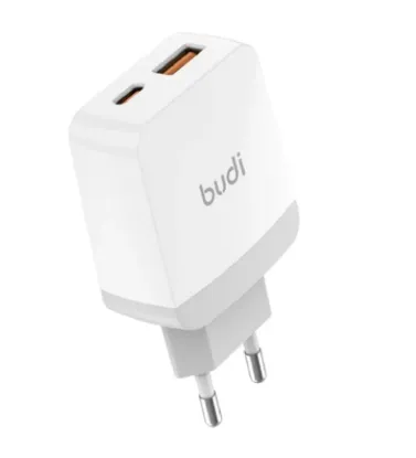 تصویر  شارژر دیواری بودی 20 وات مدل AC940VEW با خروجی USB و USB-C